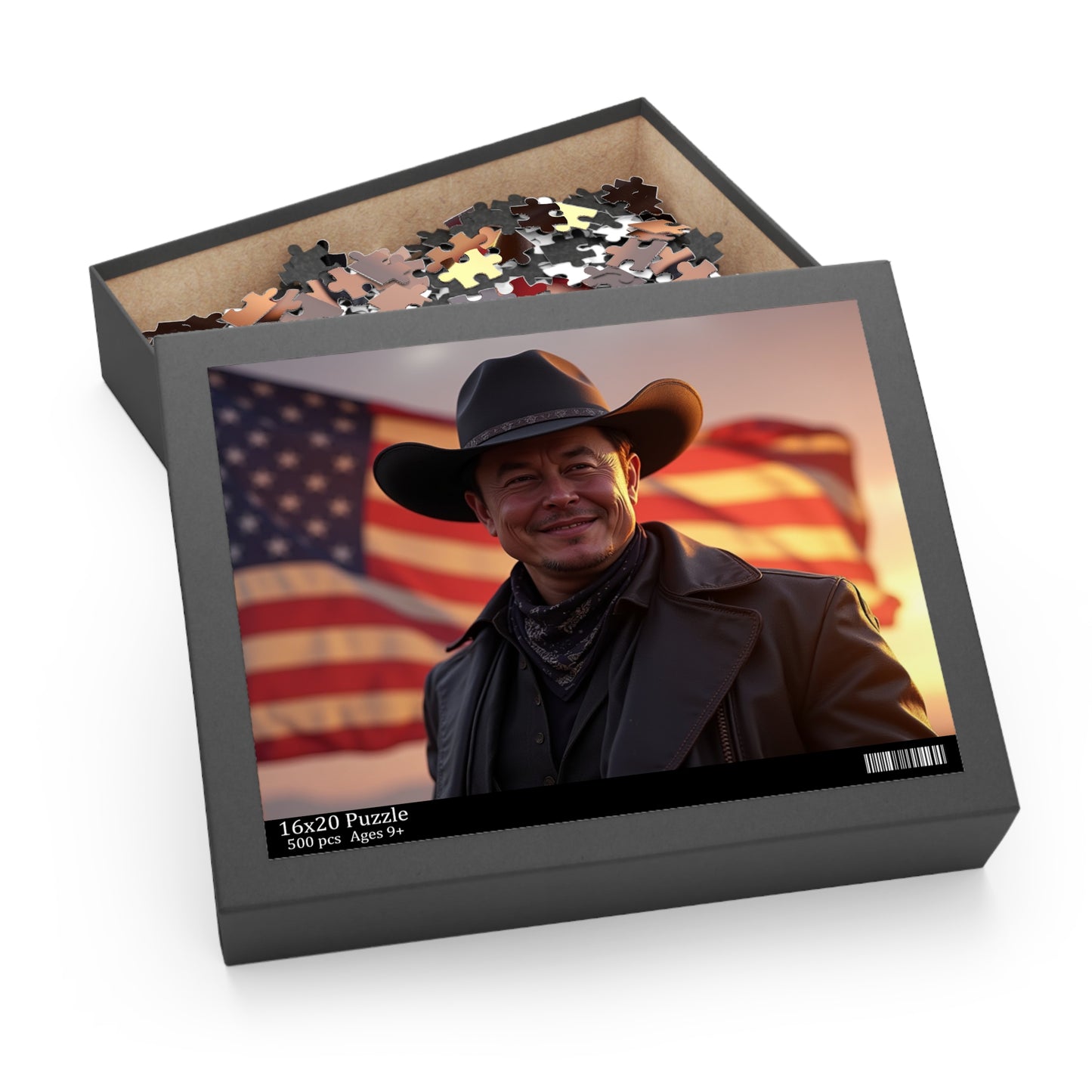 Elon - Gothic Cowboy Jigsaw Puzzle