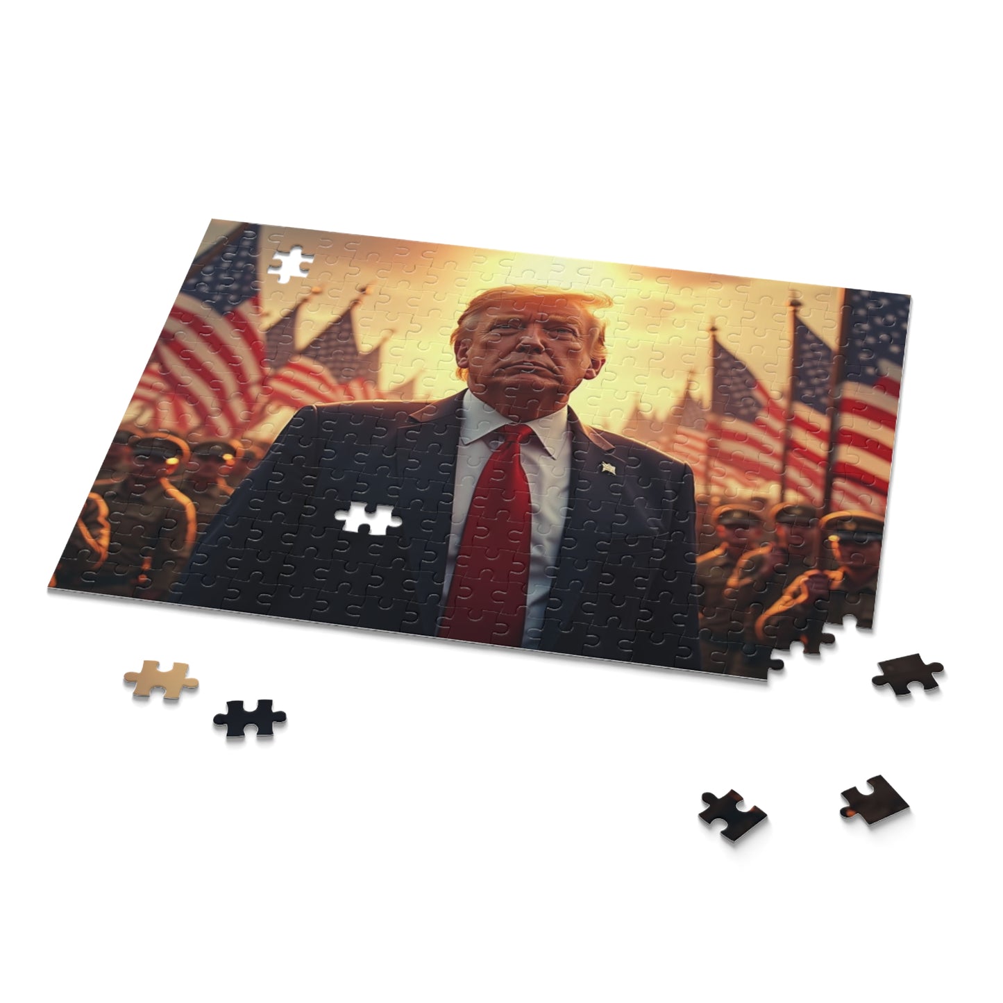 Donald Trump - Courage & Bravery Jigsaw Puzzle