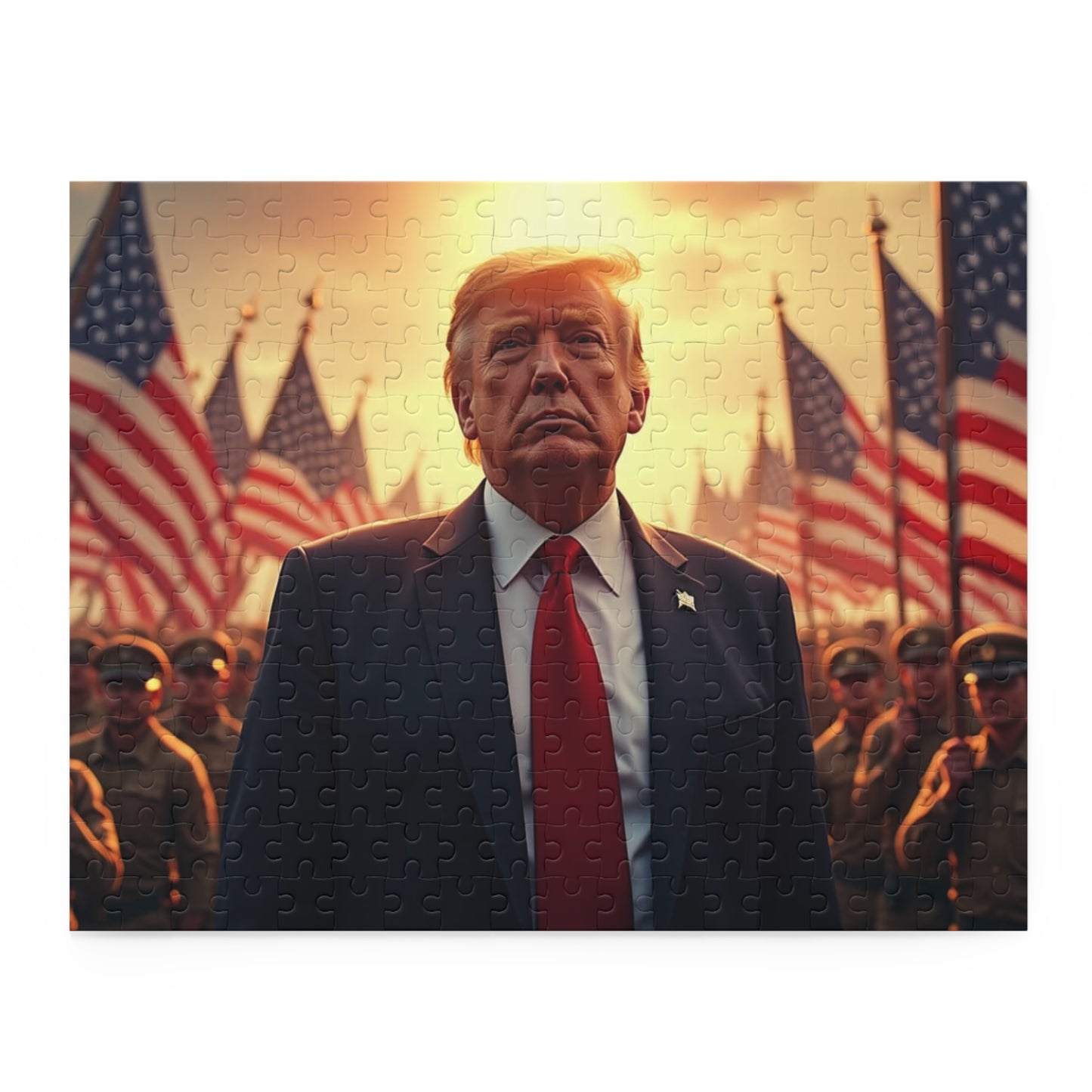 Donald Trump - Courage & Bravery Jigsaw Puzzle