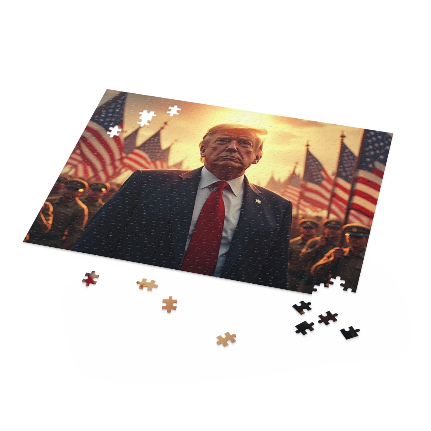 Donald Trump - Courage & Bravery Jigsaw Puzzle