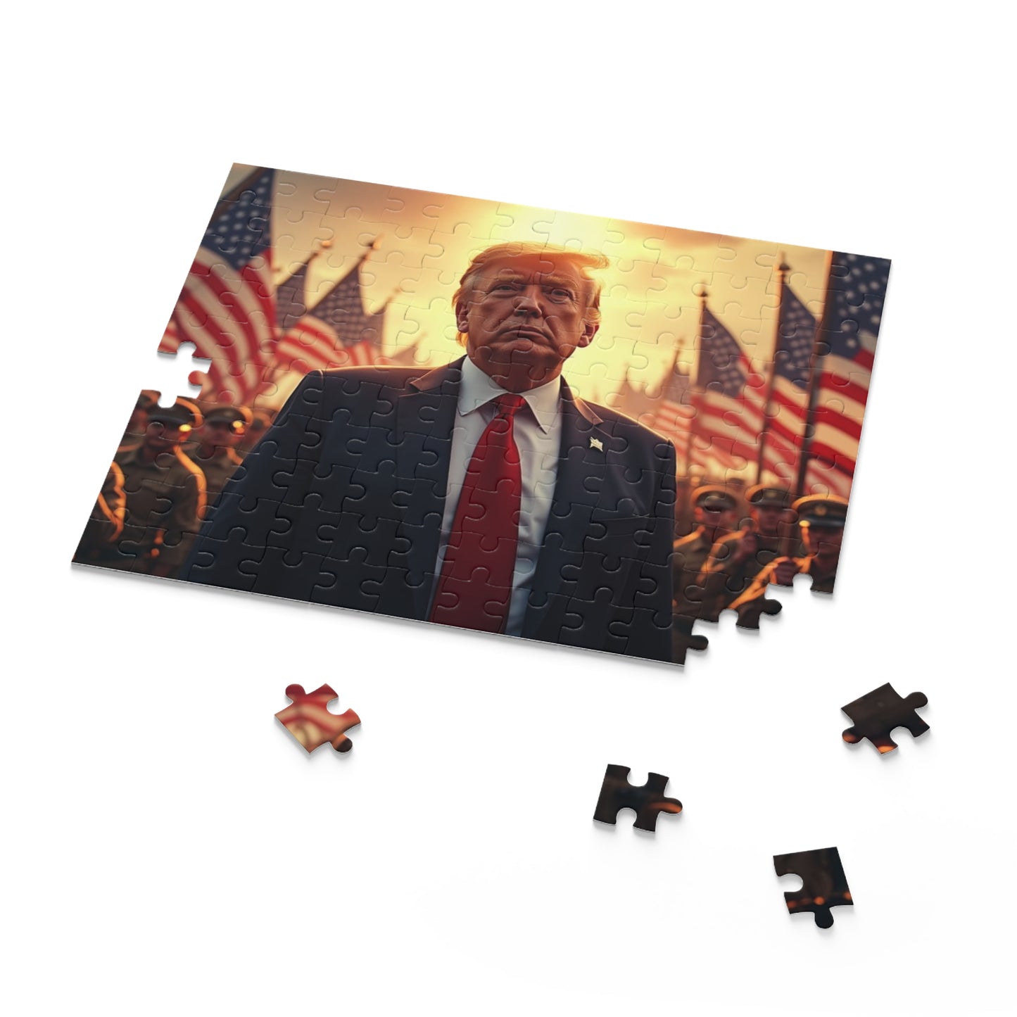 Donald Trump - Courage & Bravery Jigsaw Puzzle