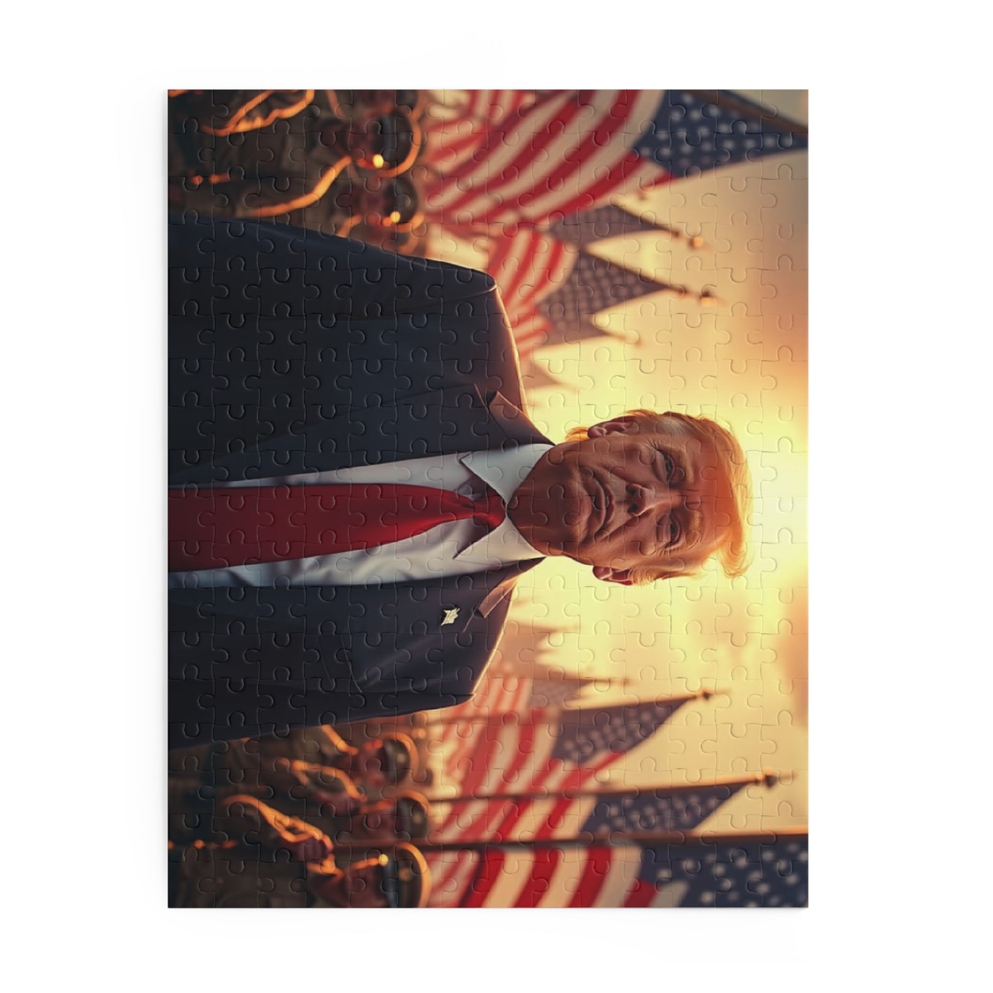 Donald Trump - Courage & Bravery Jigsaw Puzzle