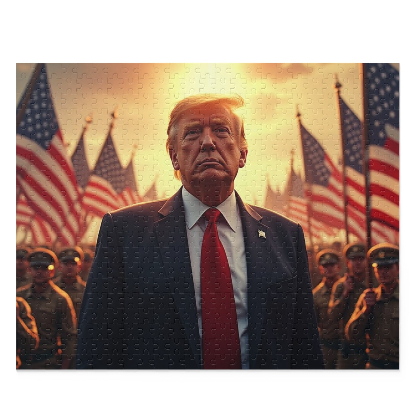 Donald Trump - Courage & Bravery Jigsaw Puzzle