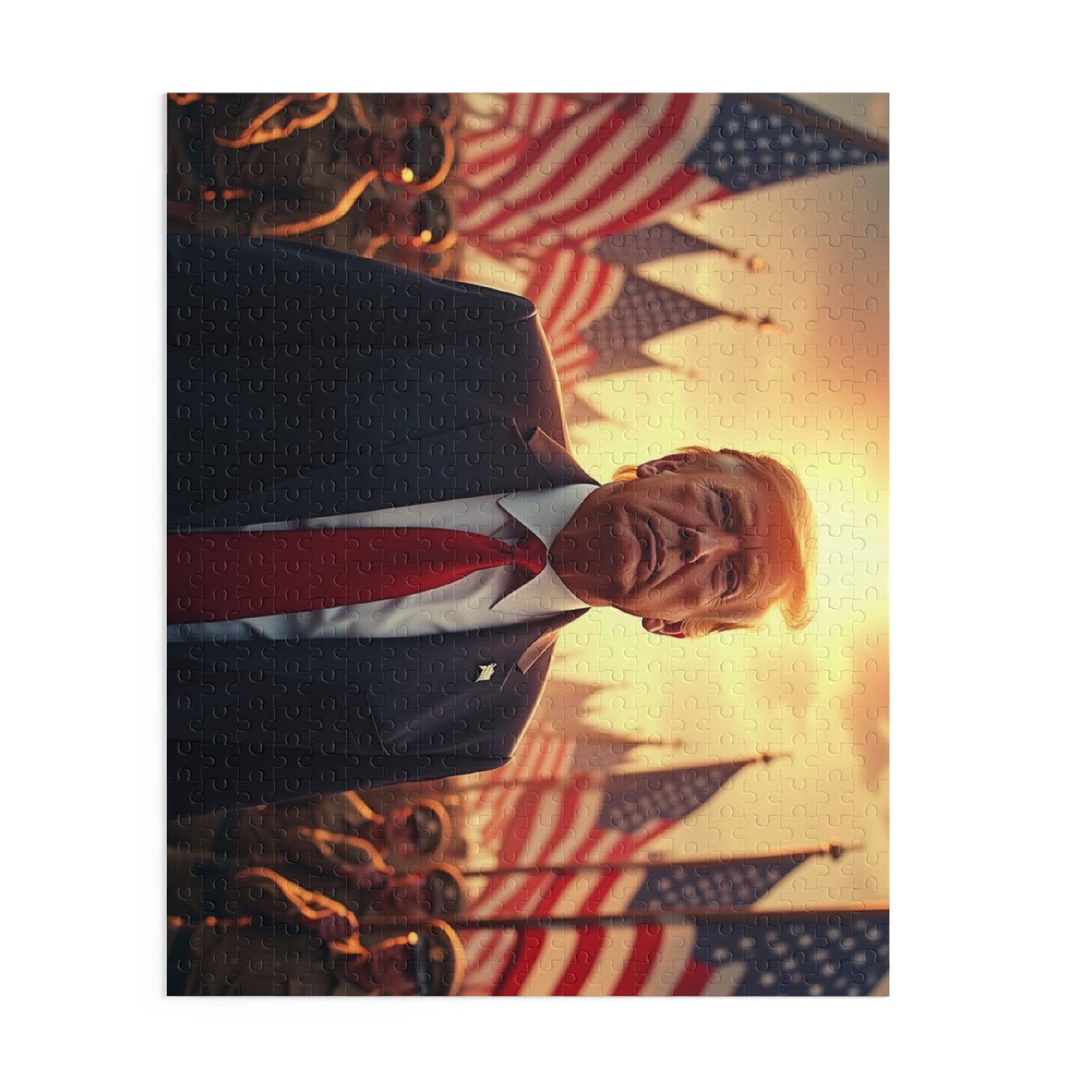 Donald Trump - Courage & Bravery Jigsaw Puzzle