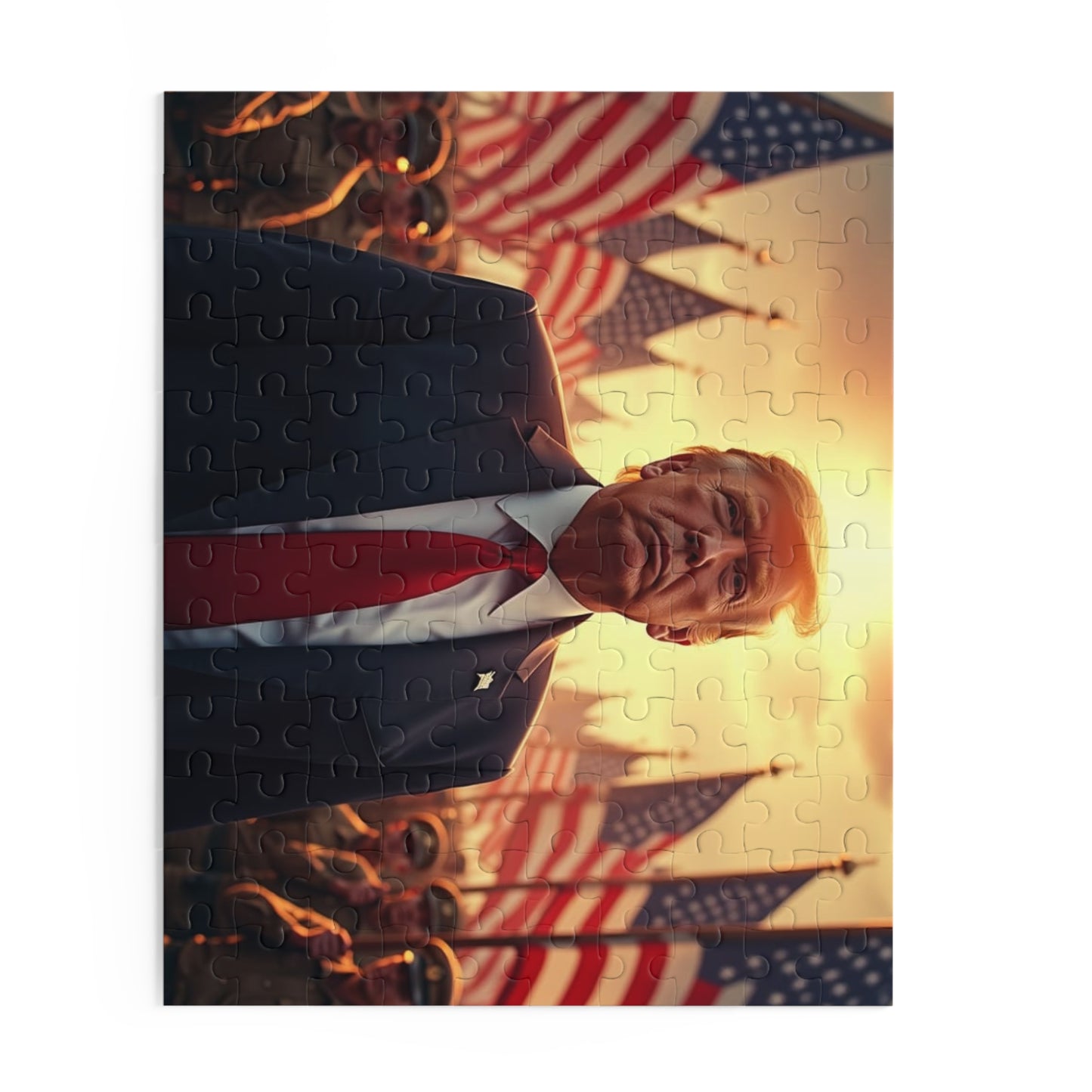 Donald Trump - Courage & Bravery Jigsaw Puzzle