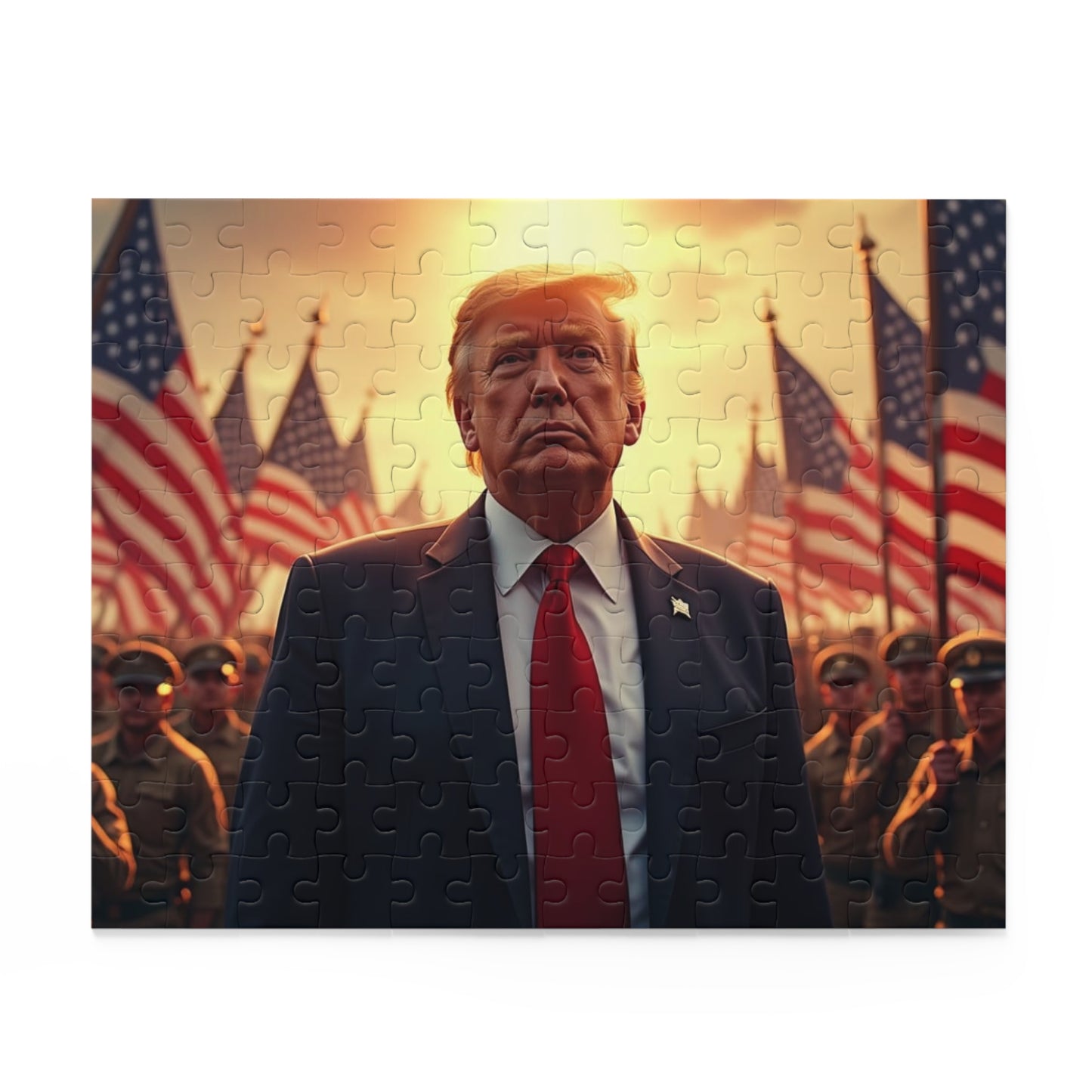 Donald Trump - Courage & Bravery Jigsaw Puzzle